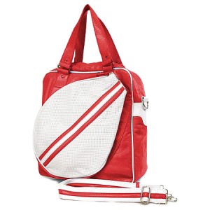 Sport bag w/ Tennis Racket Holder - Red - BG-TE001RD